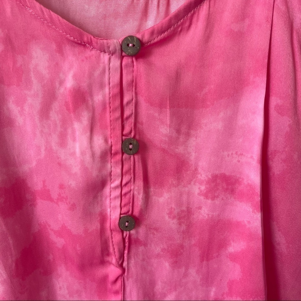 Free People Intimately Pink Luella Tie Dye Lace Bodysuit XS - Picture 13 of 15